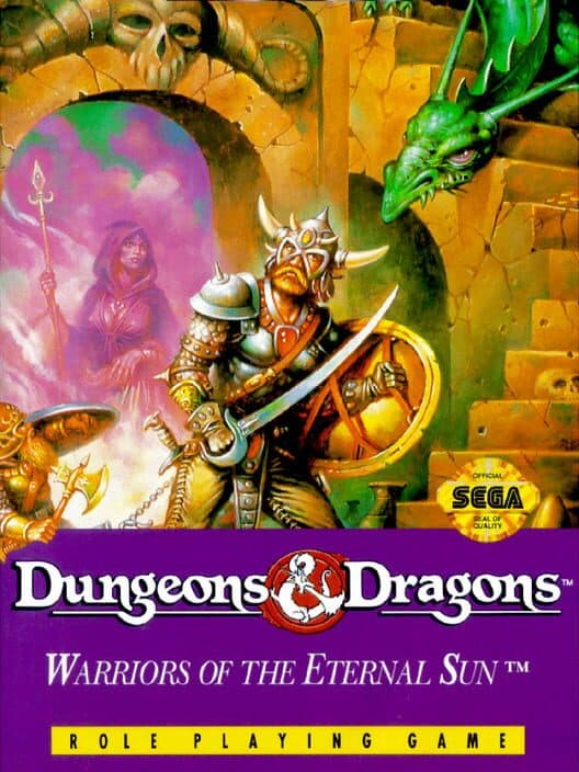 Обложка Dungeons & Dragons: Warriors of the Eternal Sun