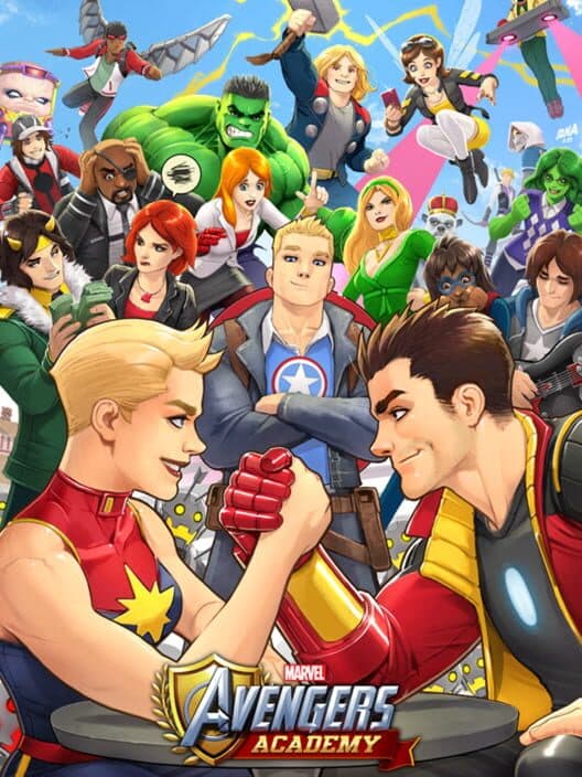 Обложка Marvel Avengers Academy