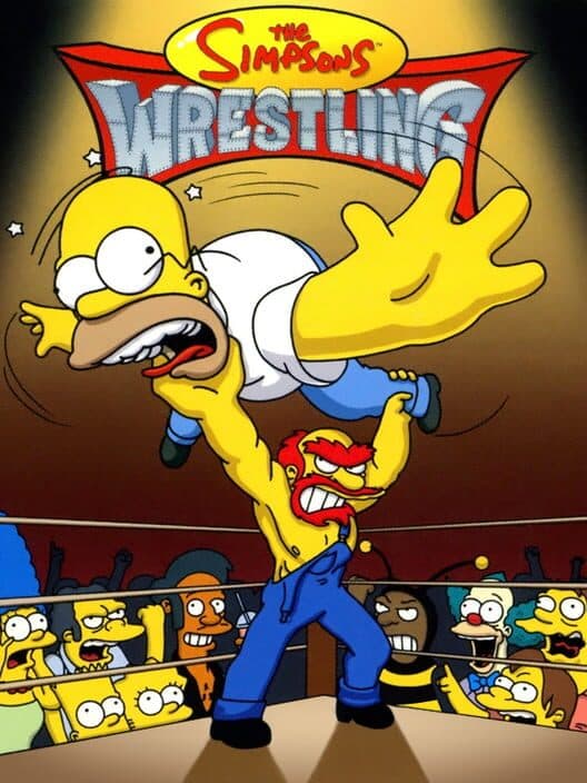 Обложка The Simpsons Wrestling