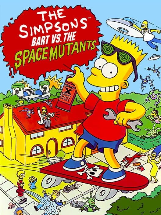 Обложка The Simpsons: Bart vs. The Space Mutants
