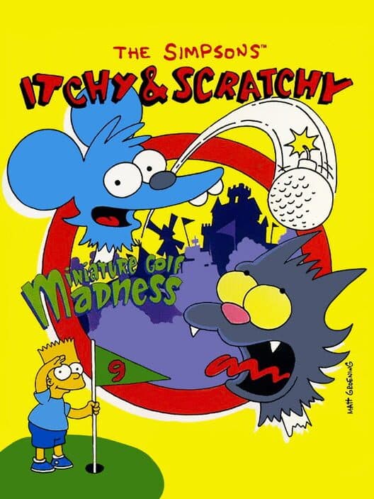 Обложка The Simpsons: Itchy & Scratchy in Miniature Golf Madness