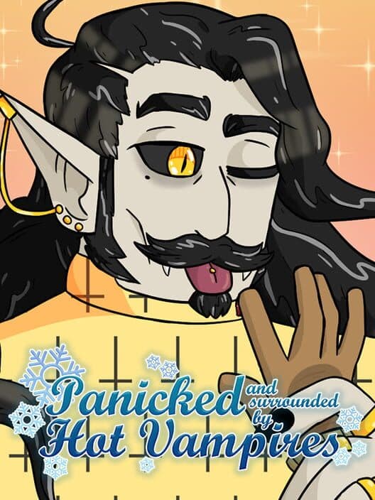 Обложка Panicked and Surrounded by Hot Vampires