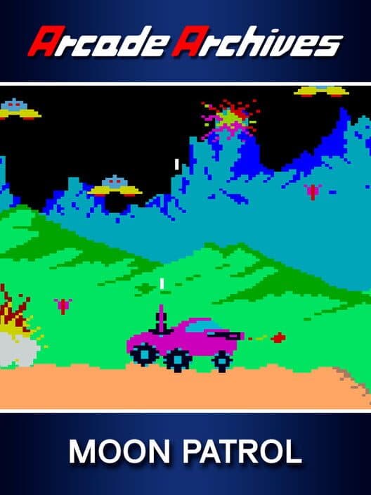Обложка Arcade Archives: Moon Patrol