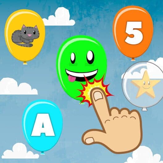 Обложка Balloon Pop for Toddlers & Kids: Learn Numbers, Letters, Colors & Animals
