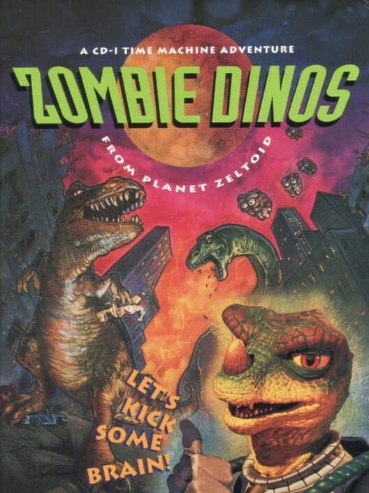 Обложка Zombie Dinos From Planet Zeltoid