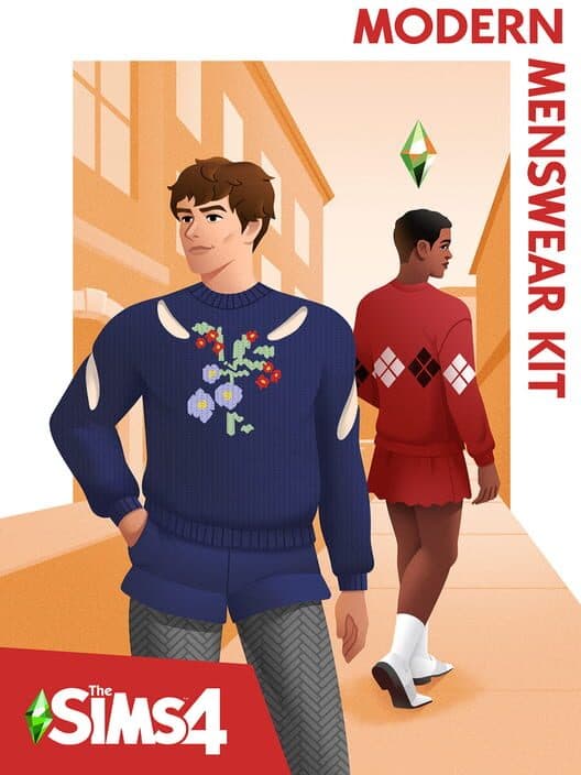 Обложка The Sims 4: Modern Menswear Kit