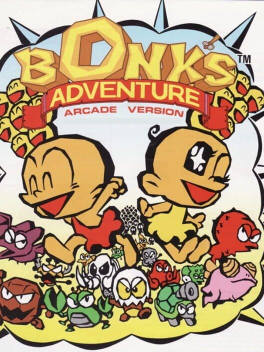 Обложка Bonk's Adventure: Arcade Version
