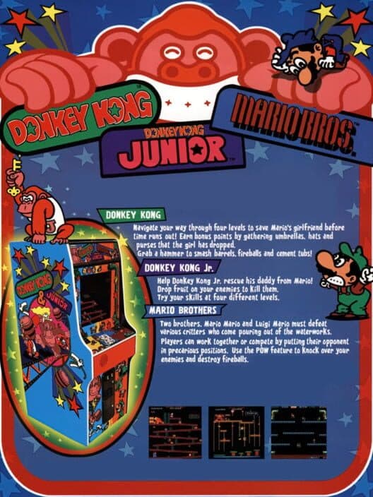 Обложка Donkey Kong/Donkey Kong Jr./Mario Bros.