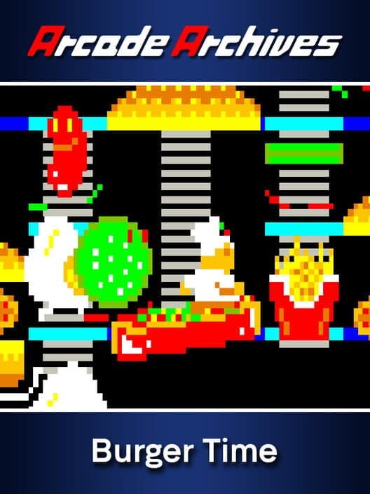 Обложка Arcade Archives: Burger Time