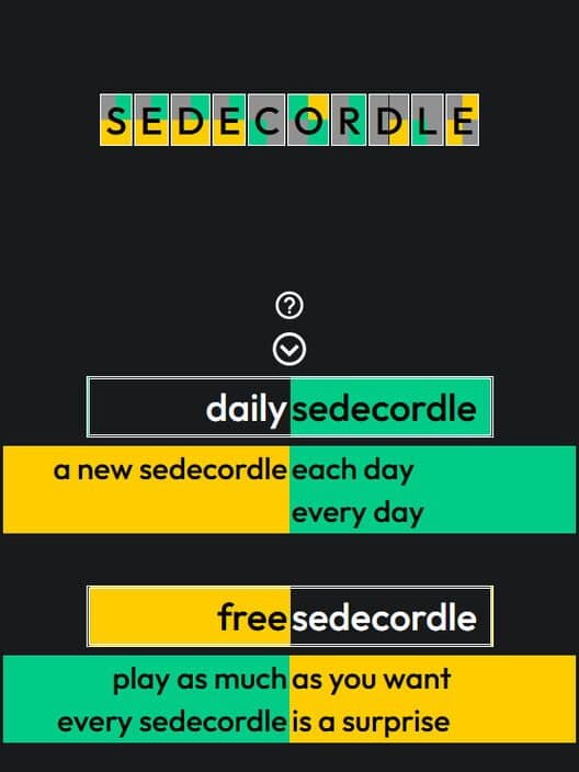 Обложка Sedecordle