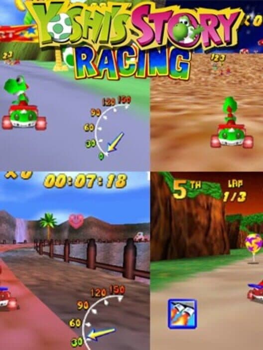 Обложка Yoshi's Racing Story