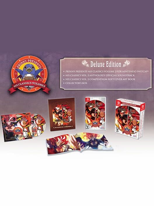 Обложка Prinny Presents: NIS Classics Volume 2 - Deluxe Edition