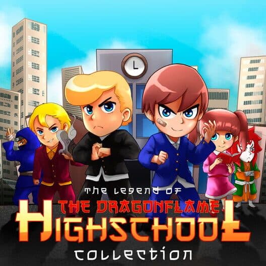 Обложка The Legend of the Dragonflame: Highschool Collection