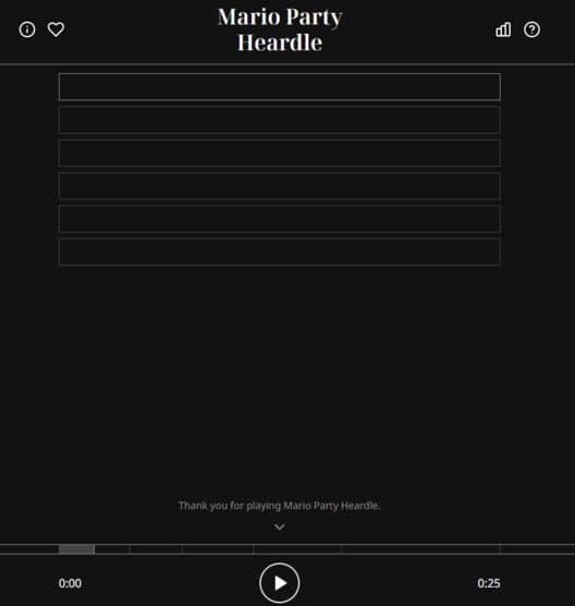 Обложка Mario Party Heardle