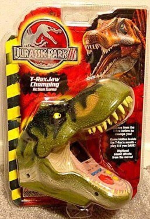 Обложка Jurassic Park III: T-Rex Jaw Chomping Action Game
