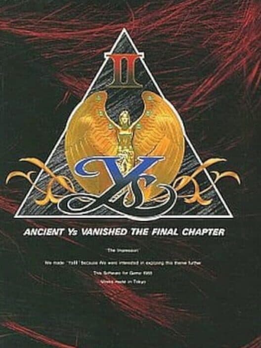 Обложка Ys II: Ancient Ys Vanished - The Final Chapter
