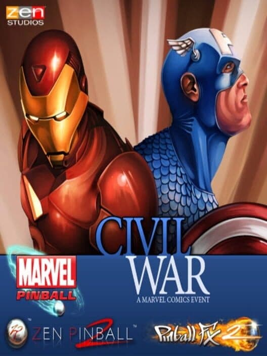 Обложка Pinball FX2: Marvel Civil War