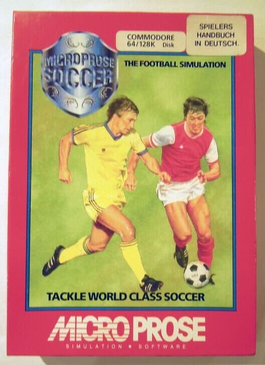 Обложка Microprose Pro Soccer