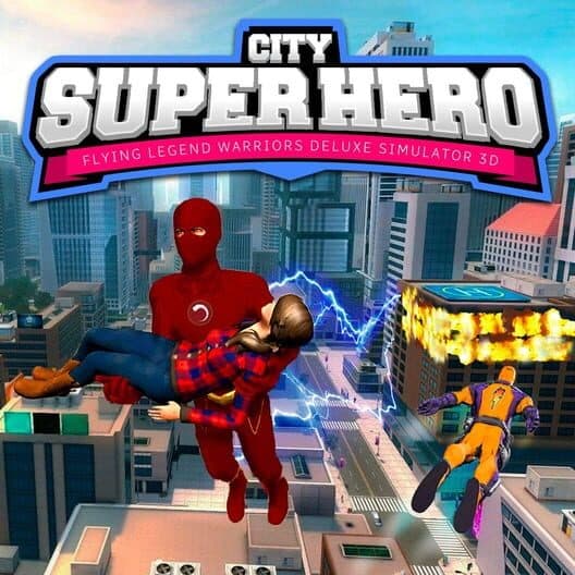 Обложка City Super Hero 3D: Flying Legend Warriors Deluxe Simulator