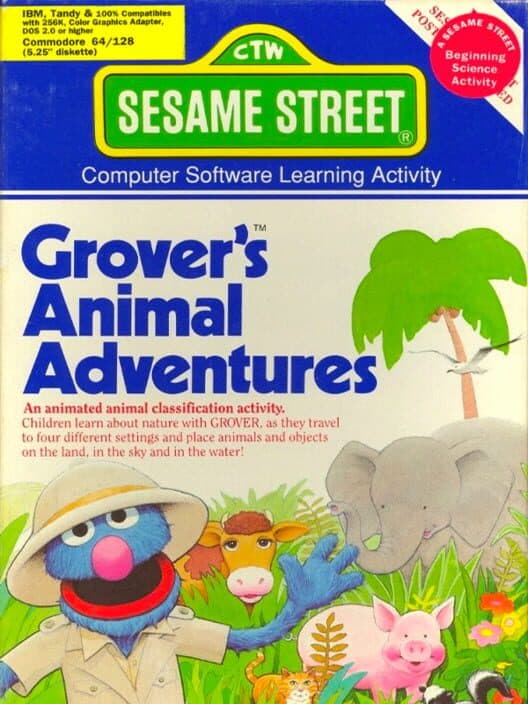 Обложка Grover's Animal Adventures