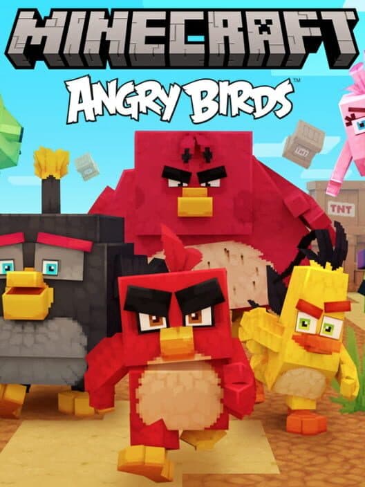 Обложка Minecraft: Angry Birds