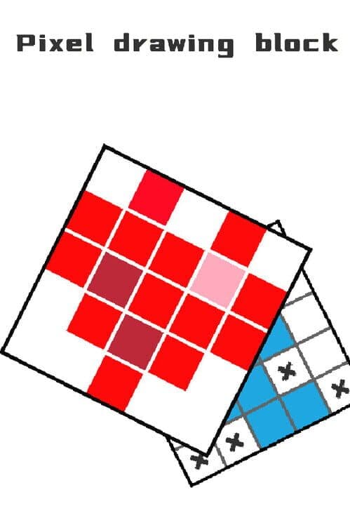 Обложка Pixel drawing block