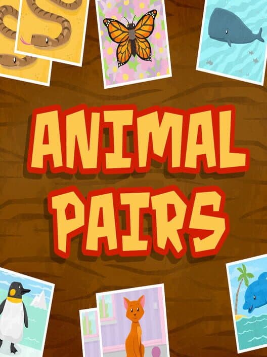 Обложка Animal Pairs: Matching & Concentration Game for Toddlers & Kids