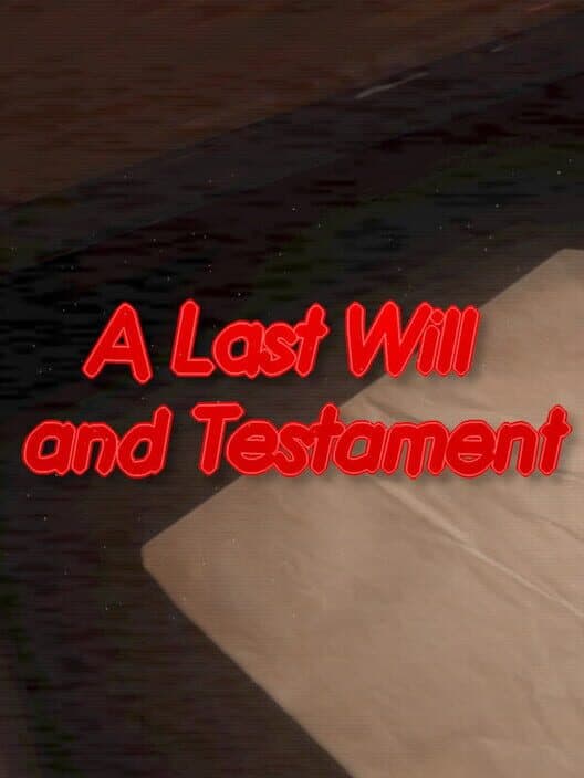 Обложка A Last Will and Testament