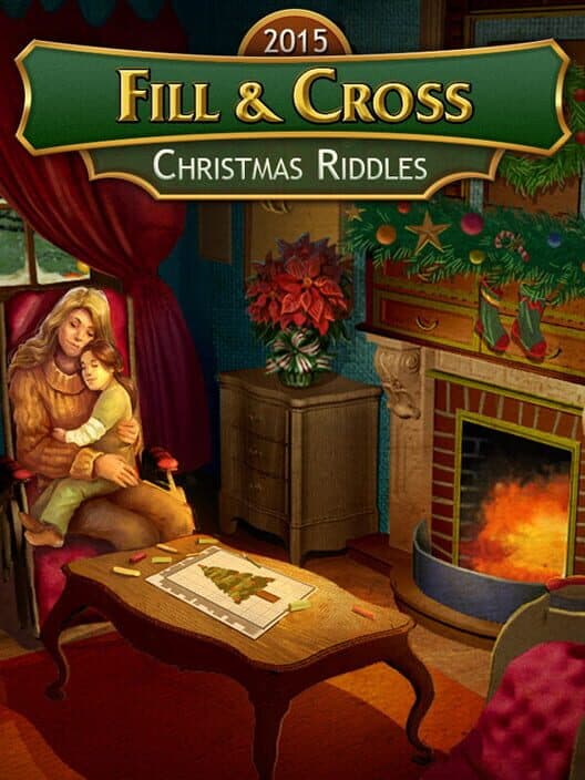 Обложка Fill & Cross: Christmas Riddles
