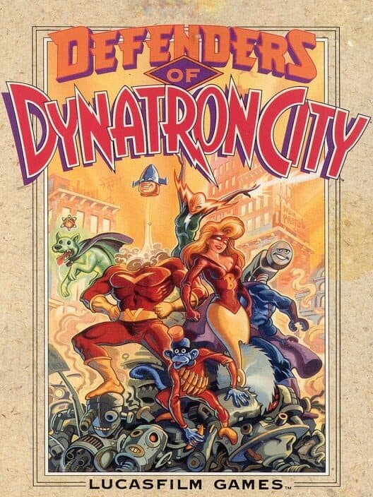Обложка Defenders of Dynatron City