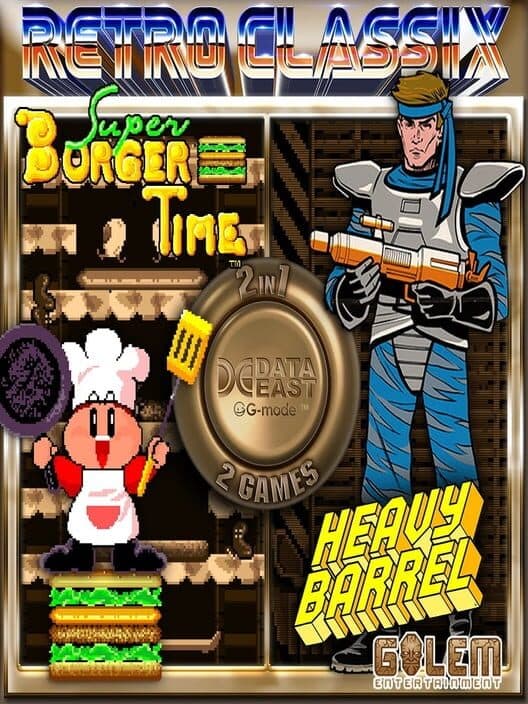 Обложка Retro Classix 2-in-1 Pack: Heavy Barrel & Super Burger Time