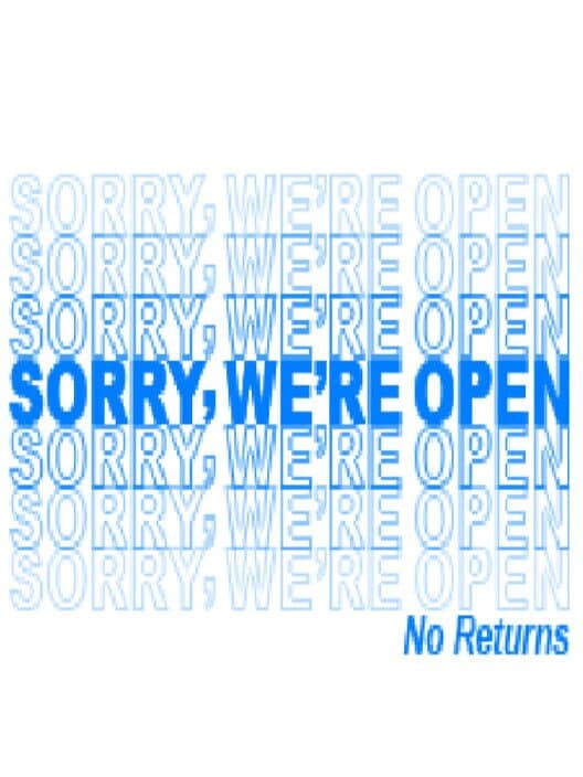 Обложка Sorry, We're Open