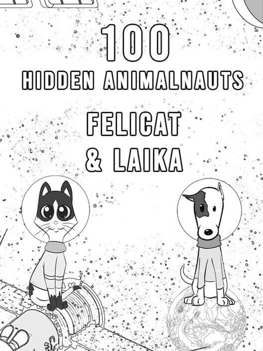 Обложка 100 Hidden Animalnaults: Felicat & Laika
