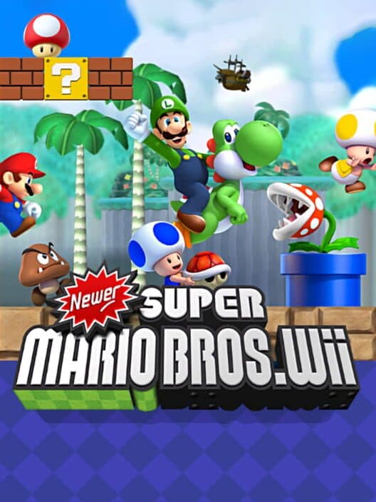 Обложка Newer Super Mario Bros. Wii