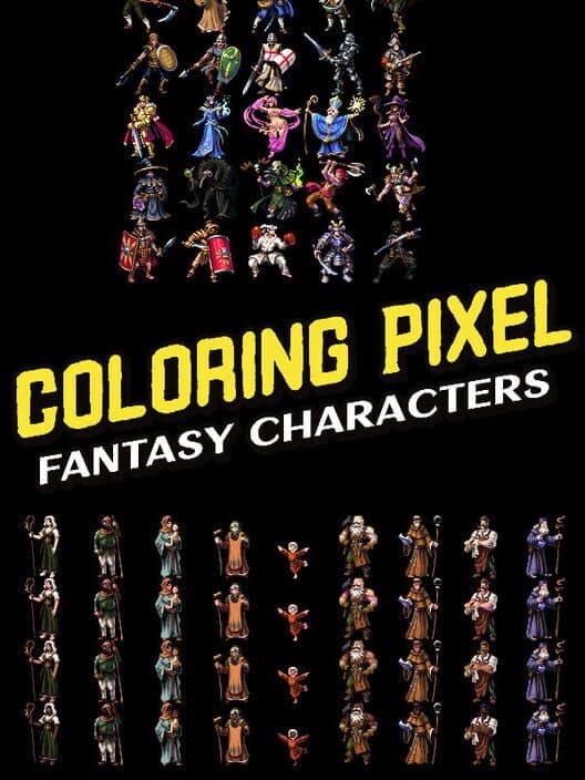 Обложка Coloring Pixel: Fantasy Characters
