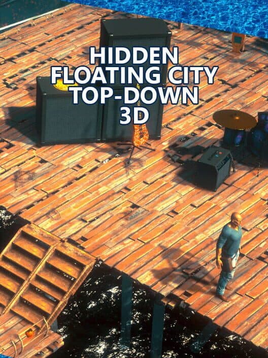 Обложка Hidden Floating City Top-Down 3D