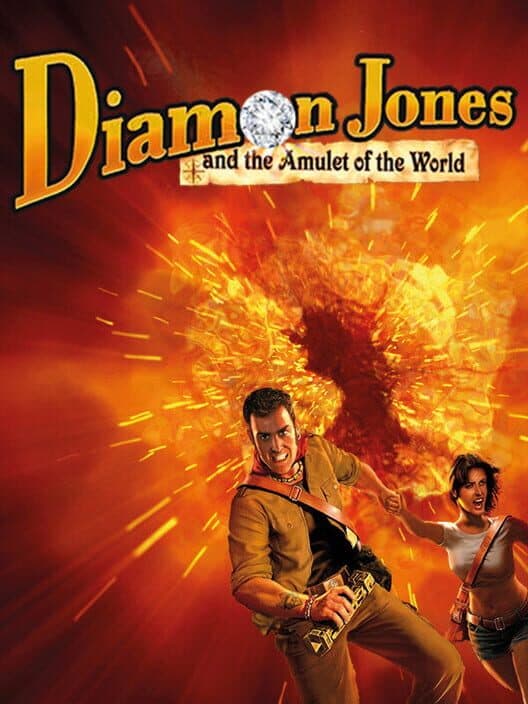 Обложка Diamon Jones and the Amulet of the World