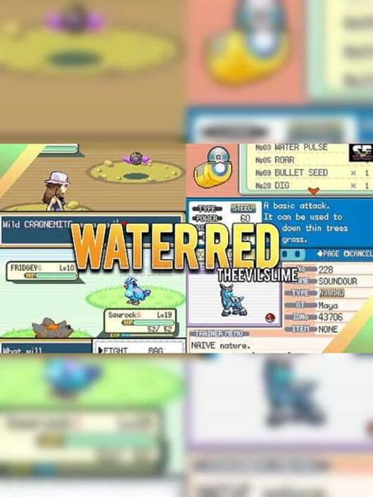 Обложка Pokémon Water Red