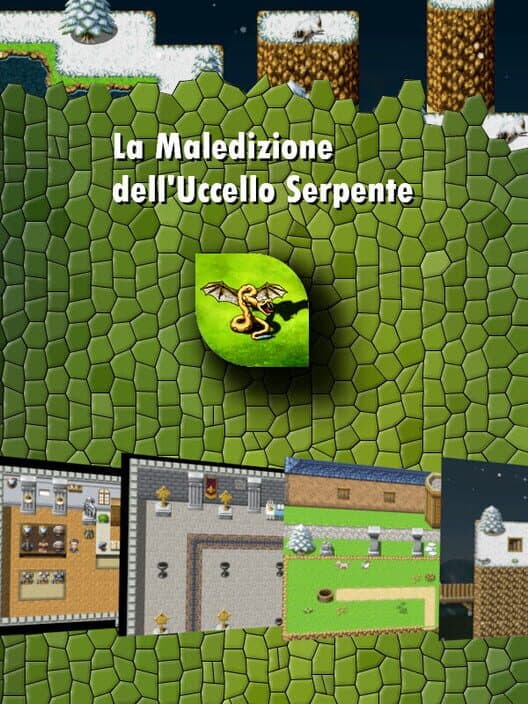 Обложка La Maledizione dell'Uccello Serpente