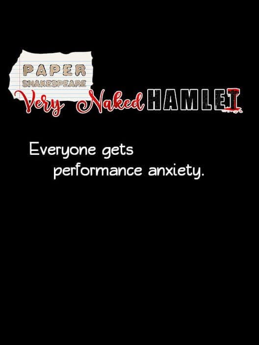 Обложка Paper Shakespeare: Very Naked Hamlet