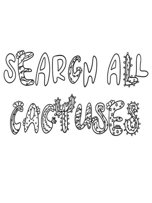 Обложка Search All: Cactuses
