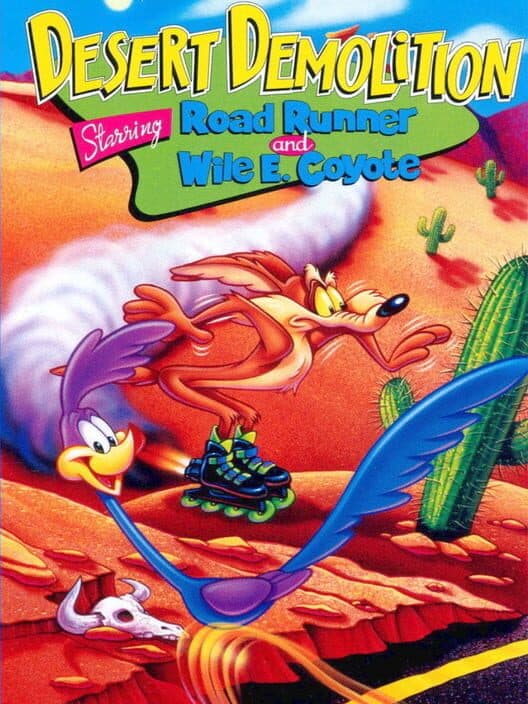 Обложка Desert Demolition Starring Road Runner and Wile E. Coyote
