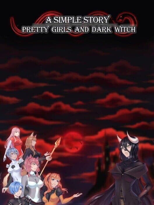 Обложка Pretty Girls and Dark Witch. A simple story