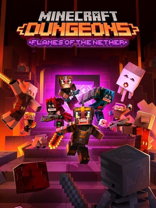 Обложка Minecraft Dungeons: Flames of the Nether