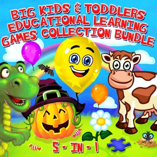 Обложка Big Kids & Toddlers Educational Learning Games Collection Bundle 5-in-1