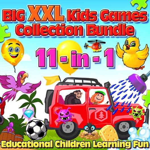 Обложка Big XXL Kids Games Collection Bundle 11-in-1 Educational Children Learning Fun
