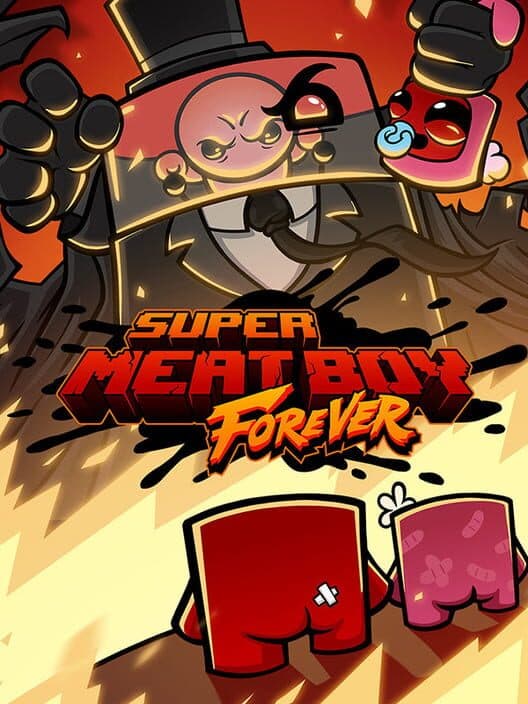 Обложка Super Meat Boy Forever
