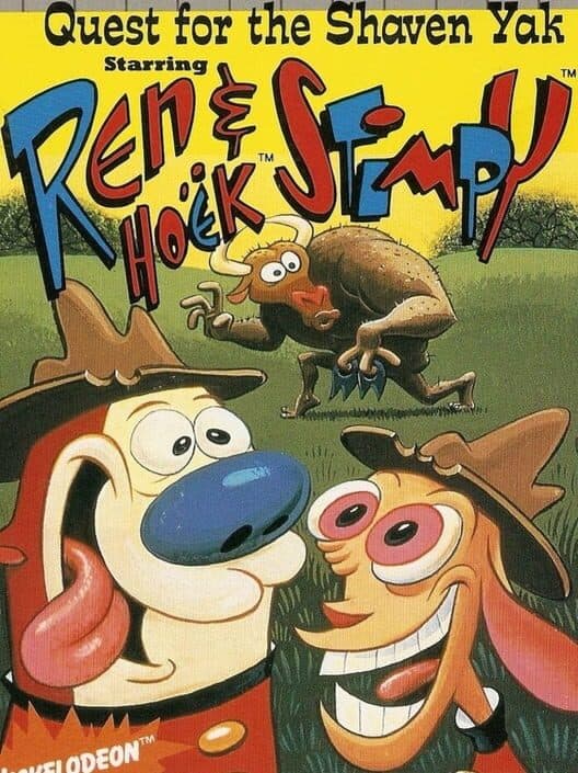 Обложка Quest for the Shaven Yak Starring Ren Hoëk and Stimpy
