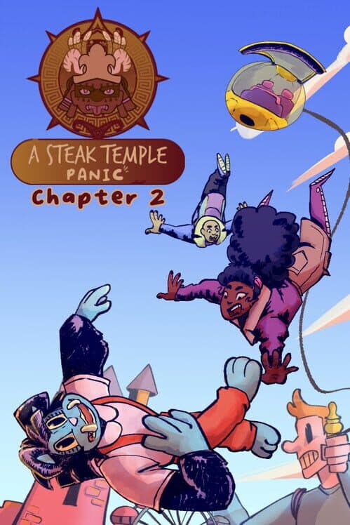 Обложка A Steak Temple Panic: Chapter 2 - Welcome to Sanglinours
