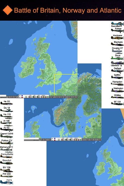 Обложка Battle of Britain, Norway and Atlantic
